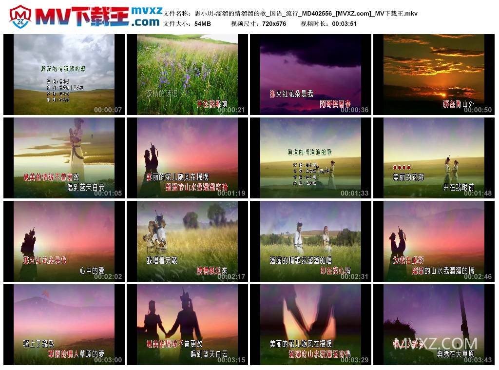 思小玥-溜溜的情溜溜的歌_国语_流行_MD402556